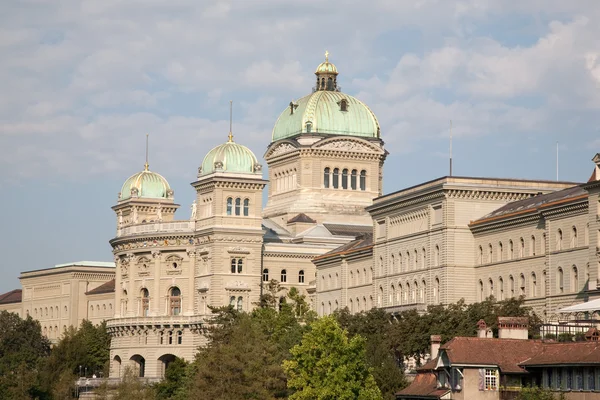 Федеральное собрание Швейцарии, Bundeshauser 1902, Берн — стоковое фото