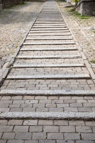 Escalones de piedra adoquinada — Foto de Stock