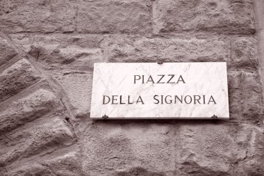 Piazza della signoria Meydanı üye, Floransa