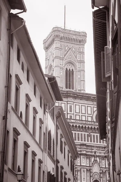 Bell Tower of Duomo Cathedral Church, Florence — Stock Photo, Image