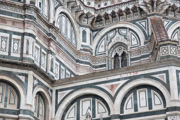 Fassade der Domkirche, Florenz — Stockfoto