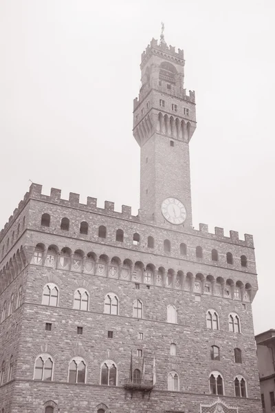 Palazzo Vecchio Art Museum in Florence, Italy — Stock Photo, Image