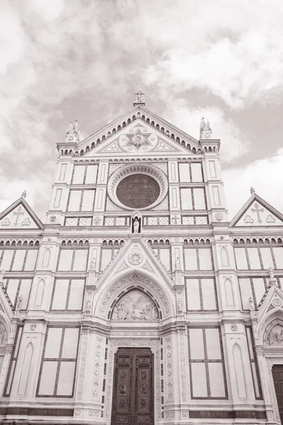 Kyrkan Santa croce, Florens — Stockfoto