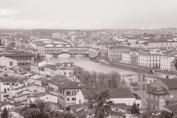 Ponte vecchio Köprüsü, Floransa, İtalya — Stok fotoğraf