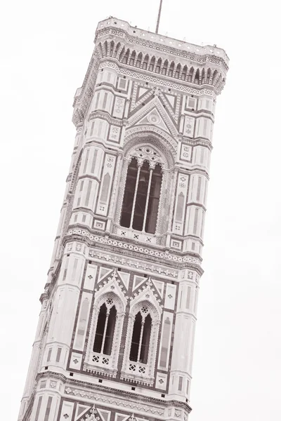 Campanile çan kulesi florence doumo katedral — Stok fotoğraf