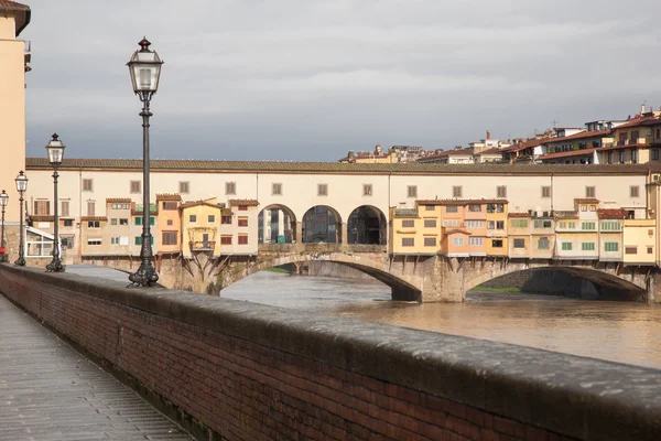 Most Ponte vecchio, Florencie — Stock fotografie