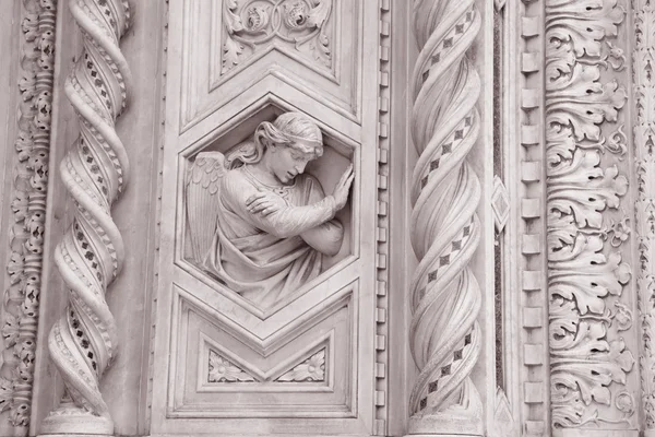 Cephe doumo katedral kilise, Floransa hakkında ayrıntılı bilgi — Stok fotoğraf