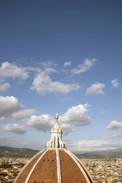 Catedral de Doumo Igreja Cúpula e Vista da Cidade, Florença , — Fotografia de Stock