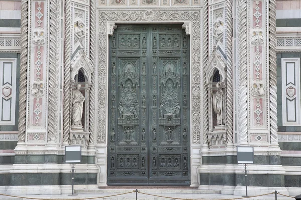 Doumo katedra kościół entance, Florencja — Zdjęcie stockowe