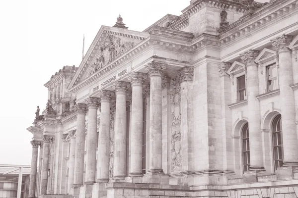 Budynek parlamentu Reichstag, berlin — Zdjęcie stockowe