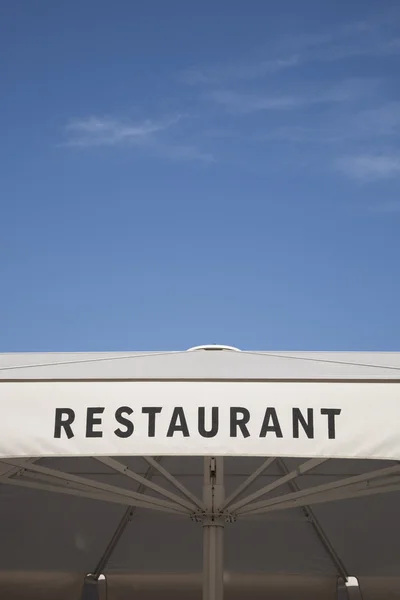 Restaurant-Schild — Stockfoto