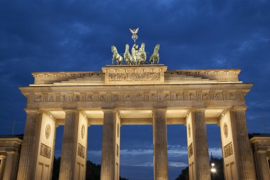 Brandenburg Kapısı, berlin gece