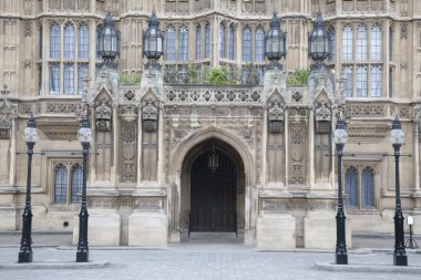 Parlamento, westminster, Londra evlerin yan giriş kapısı