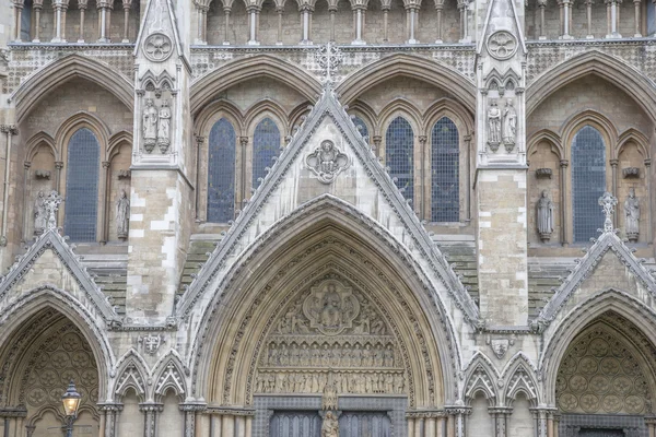 Westminster Abbey Facade, Londra — Foto Stock