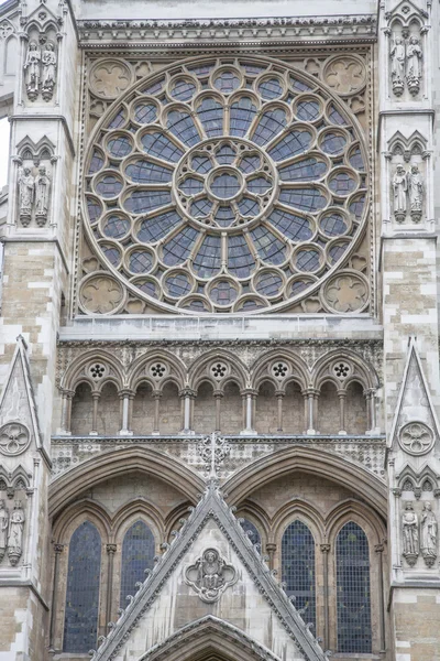 Façade de l'abbaye de Westminster, Londres , — Photo