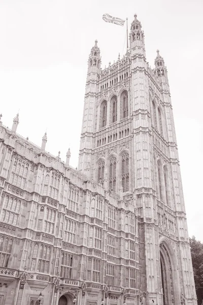 议会、 西敏寺，伦敦的房子 — 图库照片