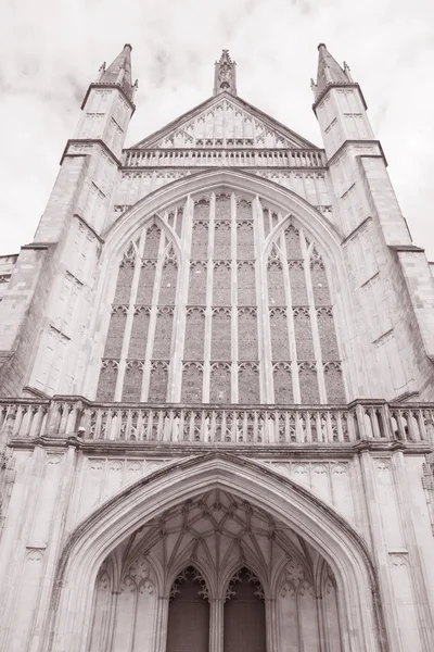 Winchester kathedraal kerk, Engeland — Stockfoto