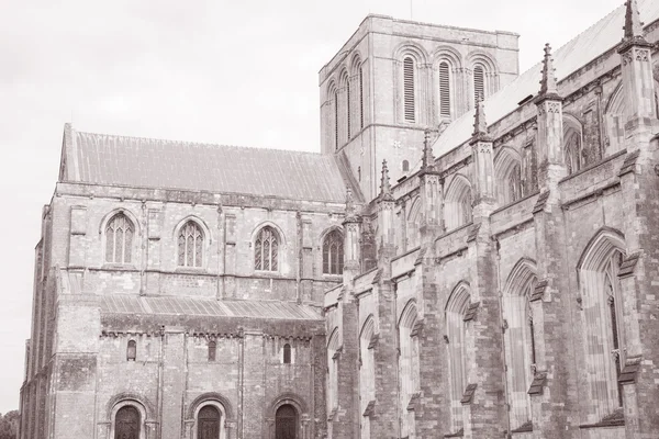 Winchester Cathedral Church, England — Stock Photo, Image