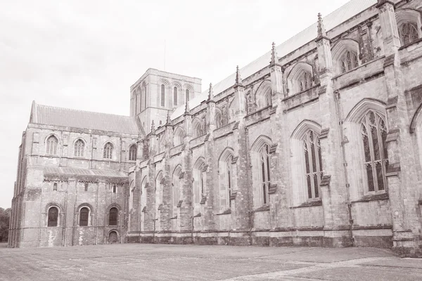 Winchester Cathedral Church, England — Stockfoto