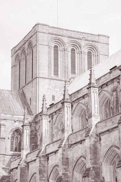 Winchester Cathedral Church, England — Stock Photo, Image