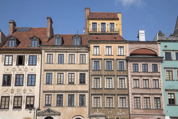 Plaza del casco antiguo, Varsovia, Polonia — Foto de Stock