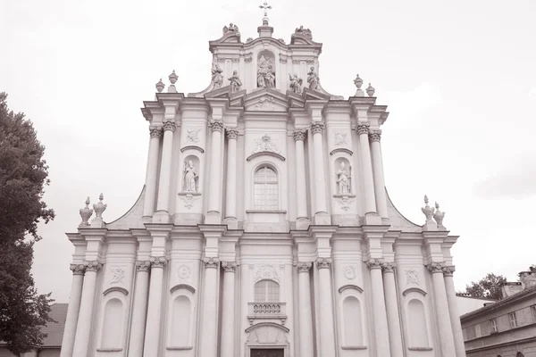 Visitationist kilise, krakowskie przedmiescie sokak, Varşova — Stok fotoğraf