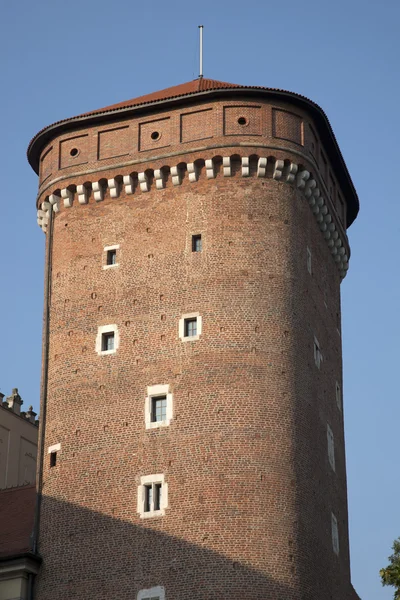 Wieża wzgórze Wawelskie, Kraków — Zdjęcie stockowe