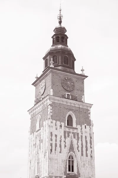 Radnice tower, Krakov, Polsko — Stock fotografie