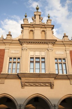 bezi hall cephe, rynek glowny - town, Meydanı, krakow