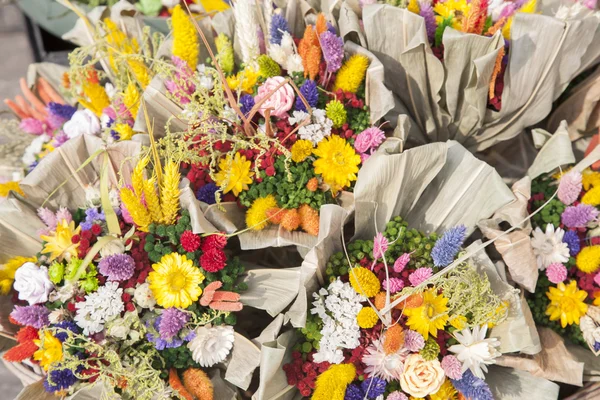 A főtér, a krakkói virág dekoráció — Stock Fotó