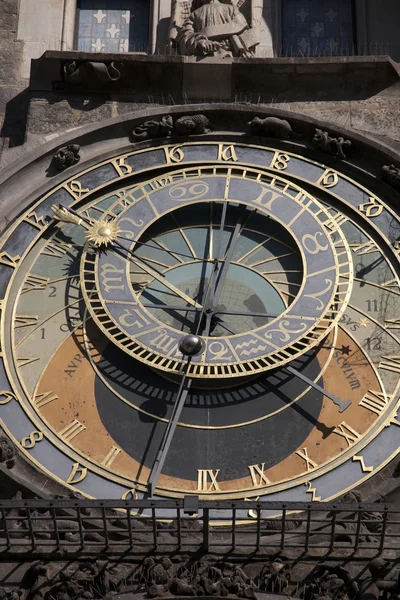 Orologio astronomico in Piazza della Città Vecchia, Praga — Foto Stock