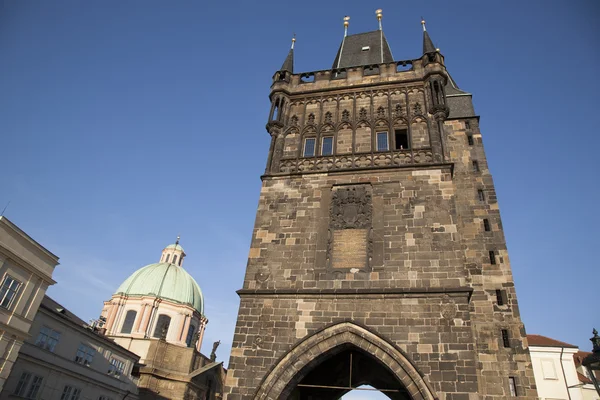 Torre da Ponte da Cidade Velha, Ponte Charles, Praga — Fotografia de Stock