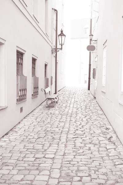 Street in Kampa Island, Prague, Czech Republic — Stock Photo, Image