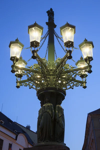 古い街灯、プラハ — ストック写真
