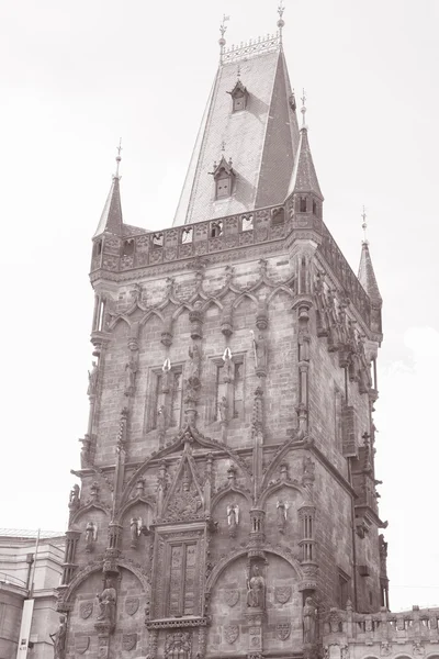 Pudra Kulesi, Prag, Çek Cumhuriyeti — Stok fotoğraf