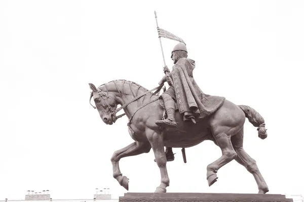 St wenceslas standbeeld, Praag, TsjechiëΑγίου wenceslas άγαλμα, Πράγα, Τσεχία — Stockfoto