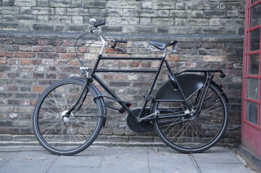 siyah Bisiklet cambridge, sokaklarında,