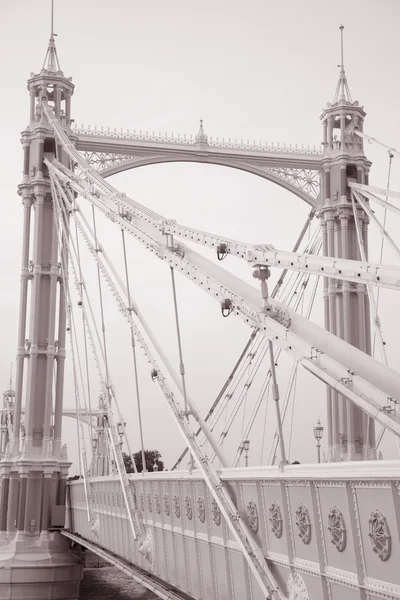 アルバート橋、チェルシー、ロンドン — ストック写真