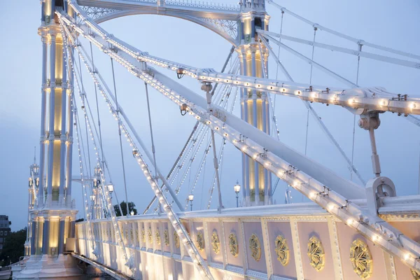 Albert bridge, chelsea, Londyn — Zdjęcie stockowe