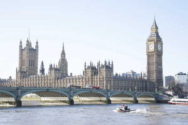 Big Ben e as Casas do Parlamento, Londres — Fotografia de Stock