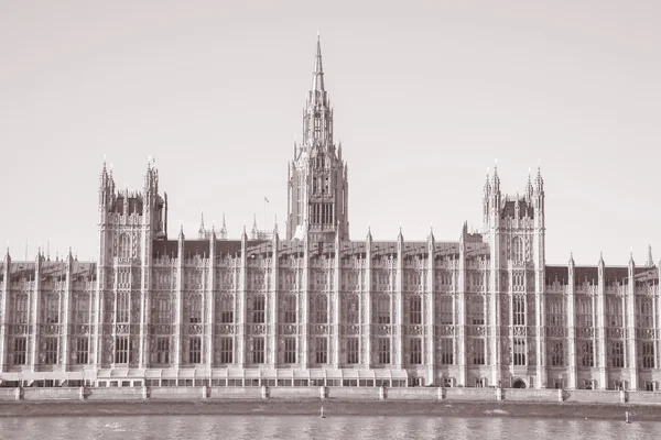 Husen i parlamentet i westminster, london — Stockfoto