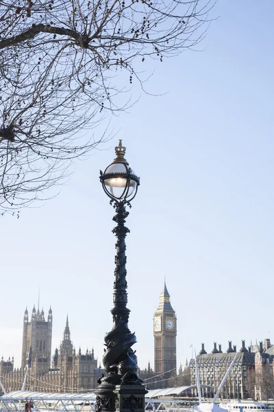 Big Ben e as Casas do Parlamento, Londres — Fotografia de Stock