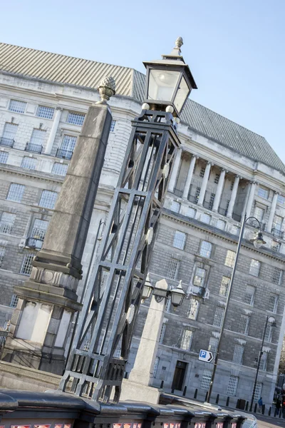 Köprü elektrik direği, Londra lambeth — Stok fotoğraf