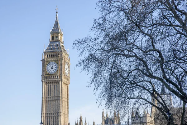 Big ben a domy parlamentu, westminster, Londýn — Stock fotografie