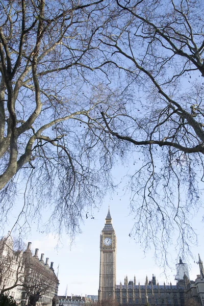 Big Bena i Izby Parlamentu, westminster, Londyn — Zdjęcie stockowe