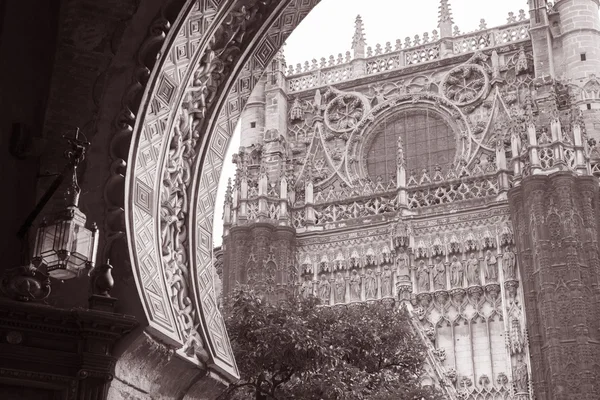 Entrée Portal el Perdon, Cathédrale de Séville, Espagne — Photo