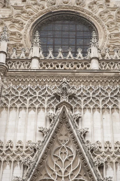 Portal el cristobal ingang, de kathedraal van Sevilla, Spanje — Stockfoto