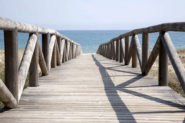 Παραλία στο el παλαμιαία, cadiz, Ανδαλουσία, Ισπανία — ストック写真