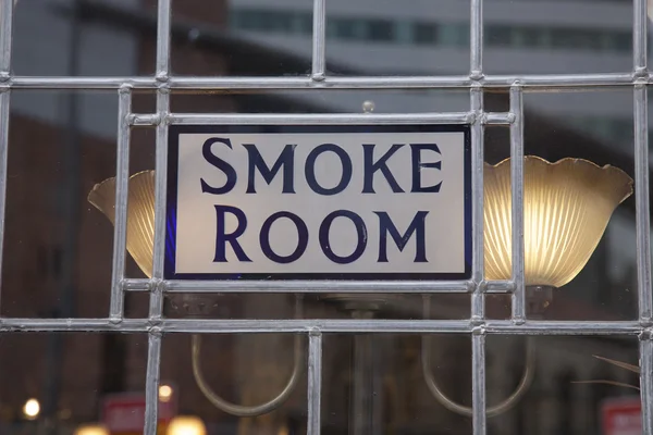 Nápis-kouření pokoj — Stock fotografie