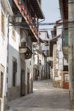 Candelario Sokak Sahnesi; Salamanca; İspanya